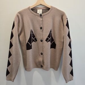 Sioni • Horse Motif Button Cardigan